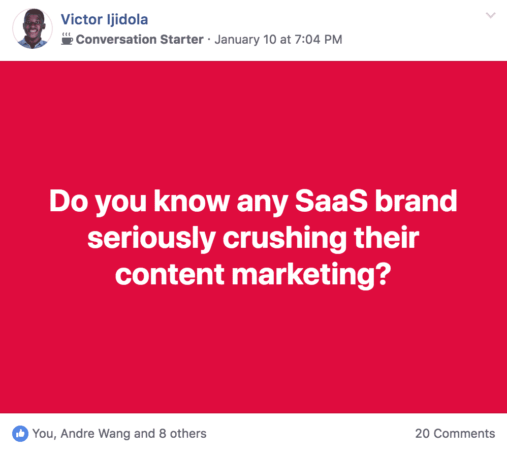 SaaS content marketing